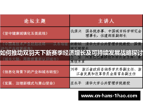 如何推动双羽天下新赛季经济增长及可持续发展战略探讨 如何推动双羽天下新赛季经济增长及可持续发展战略探讨